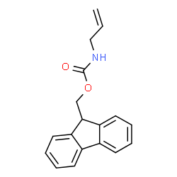 ChemSpider 2D Image | 9H-Fluoren-9-ylmethyl allylcarbamate | C18H17NO2