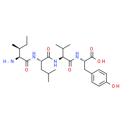 ChemSpider 2D Image | ile-leu-val-tyr | C26H42N4O6