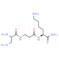 ChemSpider 2D Image | 3-Aminoalanyl-beta-alanyl-L-lysinamide | C12H26N6O3
