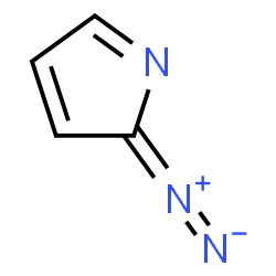 ChemSpider 2D Image | 2-Diazo-2H-pyrrole | C4H3N3