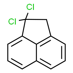 ChemSpider 2D Image | 1,1-Dichloro-1,2-dihydroacenaphthylene | C12H8Cl2
