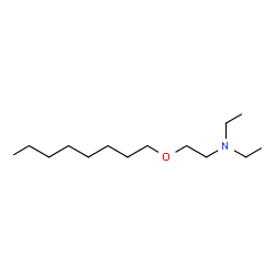 ChemSpider 2D Image | N,N-Diethyl-2-(octyloxy)ethanamine | C14H31NO