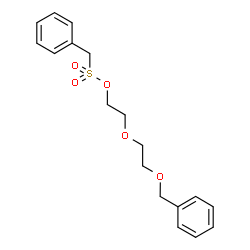 ChemSpider 2D Image | 2-[2-(Benzyloxy)ethoxy]ethyl phenylmethanesulfonate | C18H22O5S