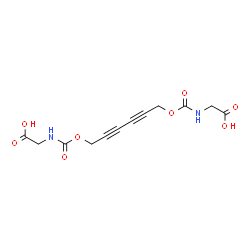 ChemSpider 2D Image | 4,13-Dioxo-5,12-dioxa-3,14-diazahexadeca-7,9-diyne-1,16-dioic acid | C12H12N2O8
