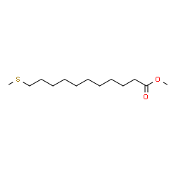 ChemSpider 2D Image | Methyl 11-(methylsulfanyl)undecanoate | C13H26O2S