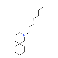 ChemSpider 2D Image | 2-Octyl-2-azaspiro[5.5]undecane | C18H35N