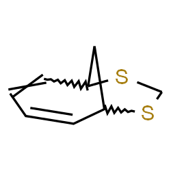 ChemSpider 2D Image | 7,9-Dithiabicyclo[4.3.1]deca-2,4-diene | C8H10S2