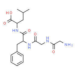 ChemSpider 2D Image | gly-gly-phe-leu | C19H28N4O5