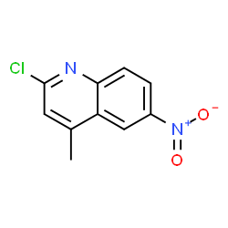 ChemSpider 2D Image | 2-Chloro-4-methyl-6-nitroquinoline | C10H7ClN2O2