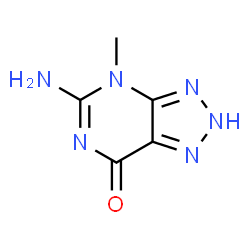 ChemSpider 2D Image | 5-Amino-4-methyl-2,4-dihydro-7H-[1,2,3]triazolo[4,5-d]pyrimidin-7-one | C5H6N6O