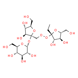 ChemSpider 2D Image | (2R,3R,4S,5S,6R)-2-{[(2S,3S,4S,5R)-2-({[(2S,3S,4S,5R)-2-Ethyl-3,4-dihydroxy-5-(hydroxymethyl)tetrahydro-2-furanyl]peroxy}methyl)-3,4-dihydroxy-5-(hydroxymethyl)tetrahydro-2-furanyl]oxy}-6-(hydroxymeth
yl)tetrahydro-2H-pyran-3,4,5-triol | C19H34O16