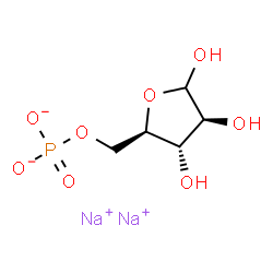 ChemSpider 2D Image | D-Arabinose-5-phosphate disodium salt | C5H9Na2O8P