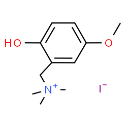ChemSpider 2D Image | (2-Hydroxy-5-methoxyphenyl)-N,N,N-trimethylmethanaminium iodide | C11H18INO2