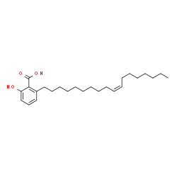 ChemSpider 2D Image | 2-Hydroxy-6-[(10Z)-10-octadecen-1-yl]benzoic acid | C25H40O3
