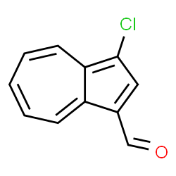 ChemSpider 2D Image | 3-Chloro-1-azulenecarbaldehyde | C11H7ClO