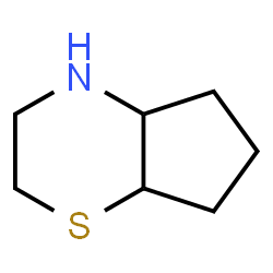 ChemSpider 2D Image | Octahydrocyclopenta[b][1,4]thiazine | C7H13NS