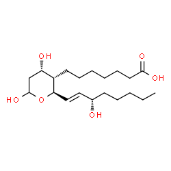 ChemSpider 2D Image | Thromboxane B1 | C20H36O6