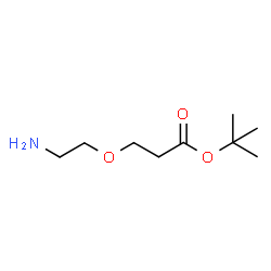 ChemSpider 2D Image | tert-butyl 3-(2-aminoethoxy)propanoate | C9H19NO3