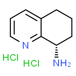 ChemSpider 2D Image | (S)-5,6,7,8-Tetrahydroquinolin-8-amine dihydrochloride | C9H14Cl2N2