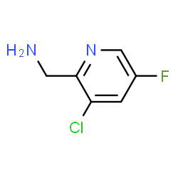 ChemSpider 2D Image | 1-(3-Chloro-5-fluoro-2-pyridinyl)methanamine | C6H6ClFN2