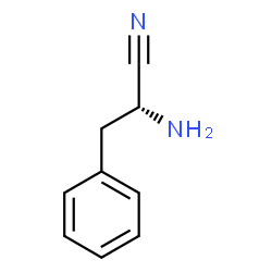 ChemSpider 2D Image | (2R)-2-Amino-3-phenylpropanenitrile | C9H10N2