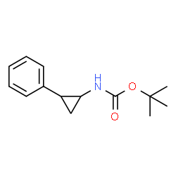 ChemSpider 2D Image | TERT-BUTYL N-(2-PHENYLCYCLOPROPYL)CARBAMATE | C14H19NO2
