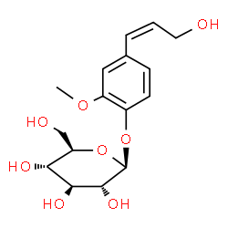 ChemSpider 2D Image | coniferin | C16H22O8
