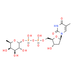 ChemSpider 2D Image | dTDP-alpha-D-fucose | C16H26N2O15P2