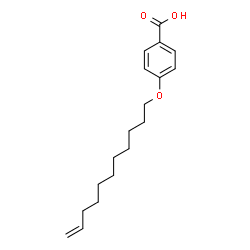 ChemSpider 2D Image | 4-(10-Undecen-1-yloxy)benzoic acid | C18H26O3