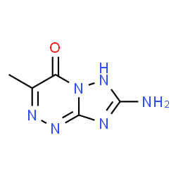 ChemSpider 2D Image | 7-Amino-3-methyl[1,2,4]triazolo[5,1-c][1,2,4]triazin-4(6H)-one | C5H6N6O