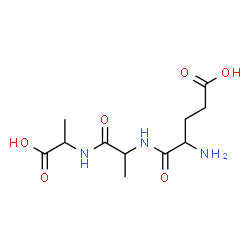 ChemSpider 2D Image | glu-ala-ala | C11H19N3O6