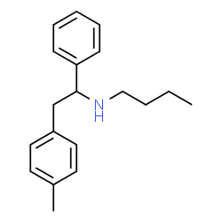 ChemSpider 2D Image | N-[2-(4-Methylphenyl)-1-phenylethyl]-1-butanamine | C19H25N