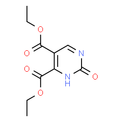 ChemSpider 2D Image | Diethyl 2-Oxo-1,2-dihydro-4,5-pyrimidinedicarboxylate | C10H12N2O5