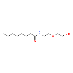 ChemSpider 2D Image | N-[2-(2-Hydroxyethoxy)ethyl]octanamide | C12H25NO3