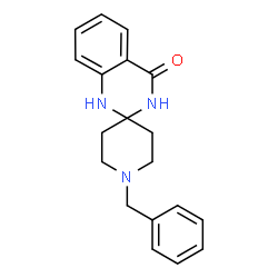 ChemSpider 2D Image | 1-Benzyl-1'H-spiro[piperidine-4,2'-quinazolin]-4'(3'H)-one | C19H21N3O