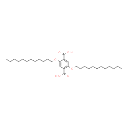 ChemSpider 2D Image | 2,5-Bis(dodecyloxy)terephthalic acid | C32H54O6