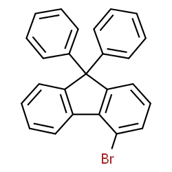 ChemSpider 2D Image | 4-Bromo-9,9-diphenyl-9H-fluorene | C25H17Br