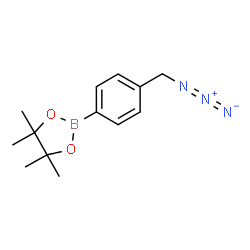 ChemSpider 2D Image | 2-[4-(Azidomethyl)phenyl]-4,4,5,5-tetramethyl-1,3,2-dioxaborolane | C13H18BN3O2