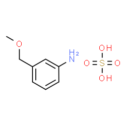 ChemSpider 2D Image | 3-(Methoxymethyl)aniline sulfate (1:1) | C8H13NO5S