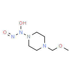 ChemSpider 2D Image | 1-[Hydroxy(nitroso)amino]-4-(methoxymethyl)piperazine | C6H14N4O3