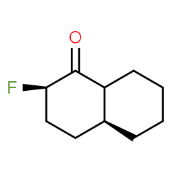 ChemSpider 2D Image | (2R,4aS)-2-Fluorooctahydro-1(2H)-naphthalenone | C10H15FO