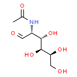 ChemSpider 2D Image | 2-Acetamido-2-deoxy-L-talose | C8H15NO6