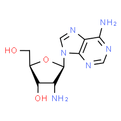 ChemSpider 2D Image | 2'-Amino-2'-deoxyadenosine | C10H14N6O3