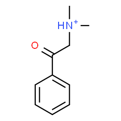 ChemSpider 2D Image | N,N-Dimethyl-2-oxo-2-phenylethanaminium | C10H14NO