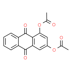 ChemSpider 2D Image | 9,10-Dioxo-9,10-dihydroanthracene-1,3-diyl diacetate | C18H12O6