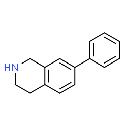 ChemSpider 2D Image | 7-Phenyl-1,2,3,4-tetrahydroisoquinoline | C15H15N