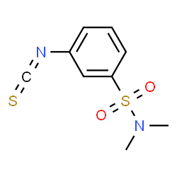 ChemSpider 2D Image | 3-Isothiocyanato-N,N-dimethylbenzenesulfonamide | C9H10N2O2S2