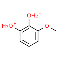 ChemSpider 2D Image | (3-Methoxy-1,2-phenylene)dioxonium | C7H10O3