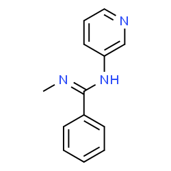 ChemSpider 2D Image | N'-Methyl-N-(3-pyridinyl)benzenecarboximidamide | C13H13N3
