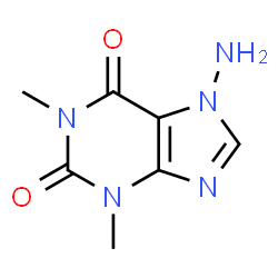 ChemSpider 2D Image | 7-Amino-1,3-dimethyl-1H-purine-2,6(3H,7H)-dione | C7H9N5O2